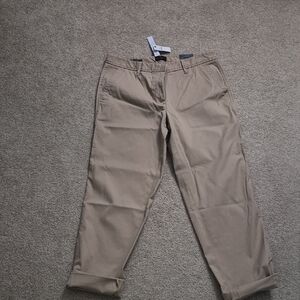 Talbots Women's Tan Straight Leg Pants